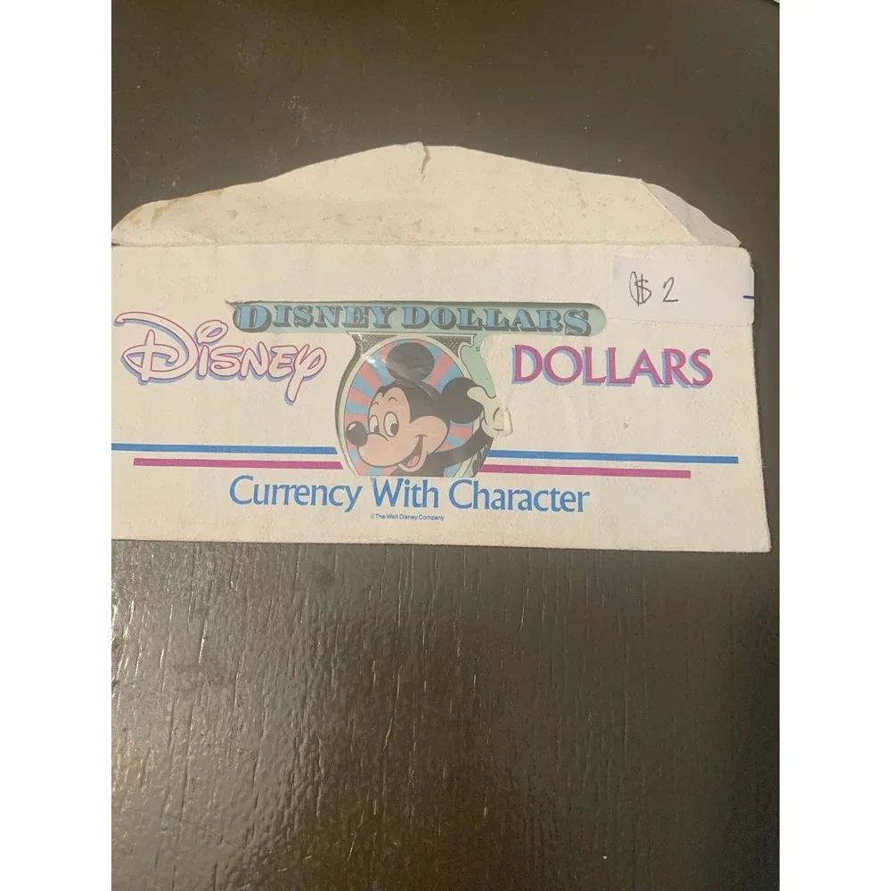 1990 Disney Dollar Micky Mickey Mouse